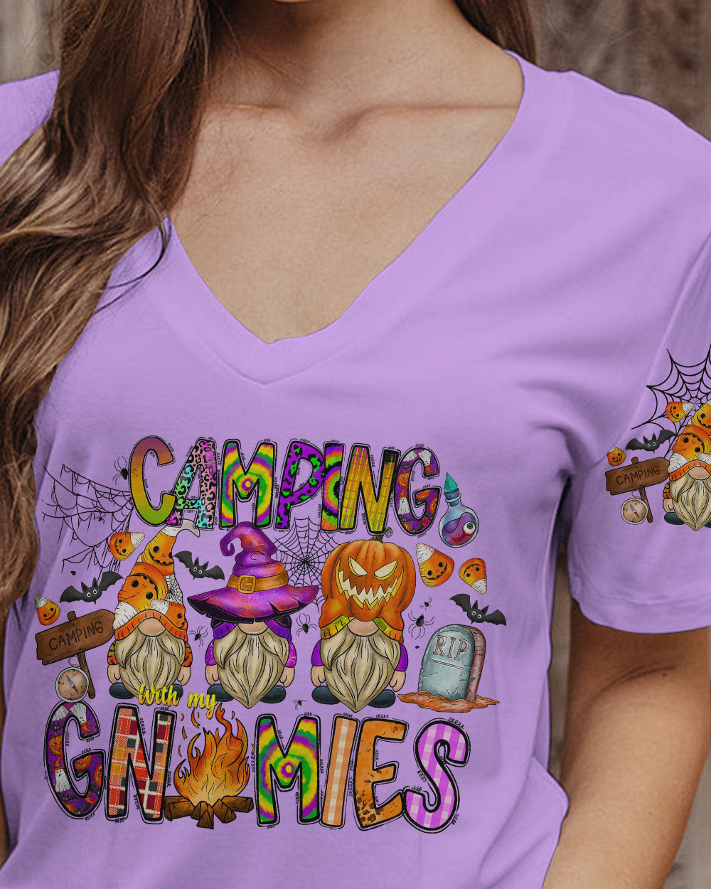 CAMPING WITH MY GNOMIES ALL OVER PRINT - TLTR0708233