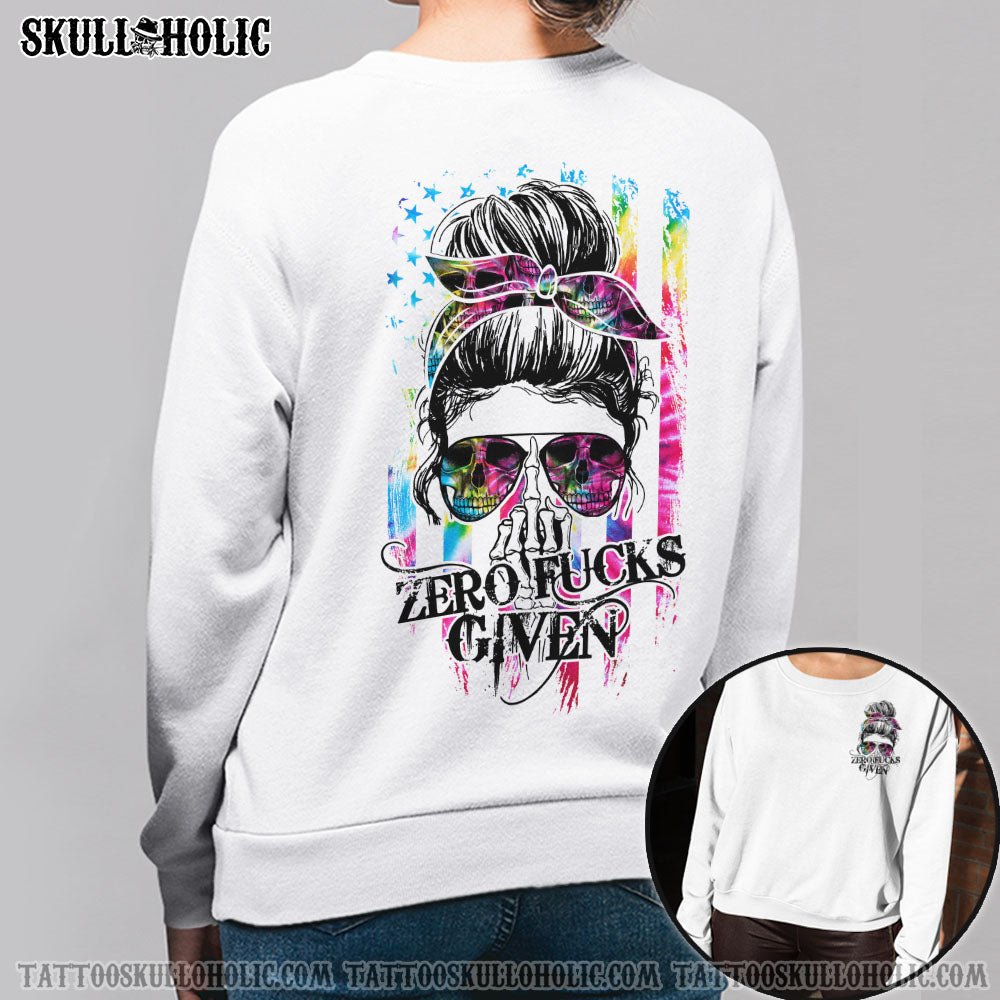 ZERO F GIVEN FLAG TIE DYE SKULL 2D - TY2506216