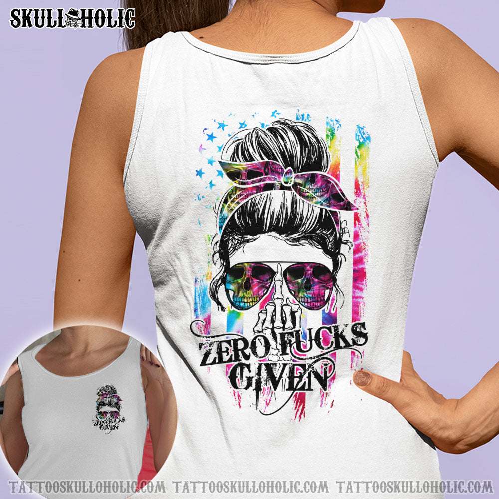 ZERO F GIVEN FLAG TIE DYE SKULL 2D - TY2506216