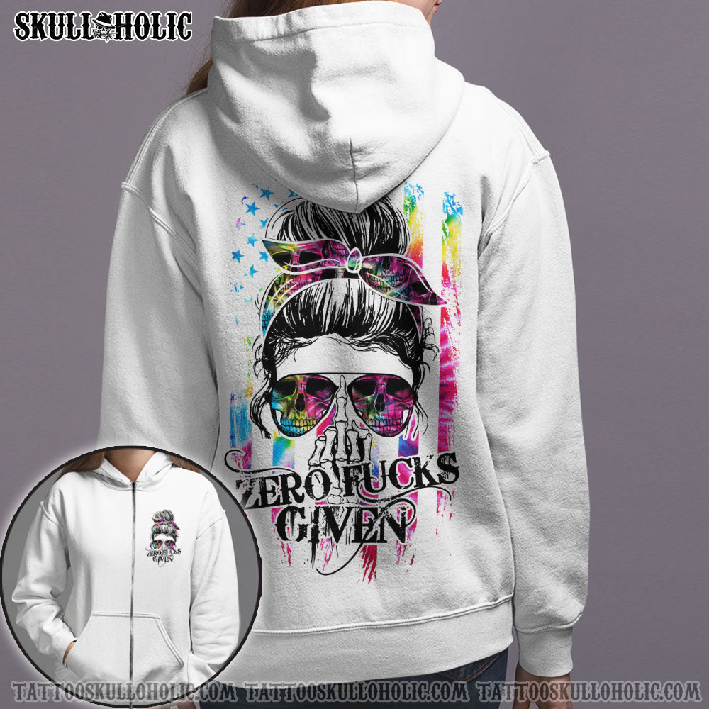 ZERO F GIVEN FLAG TIE DYE SKULL 2D - TY2506216