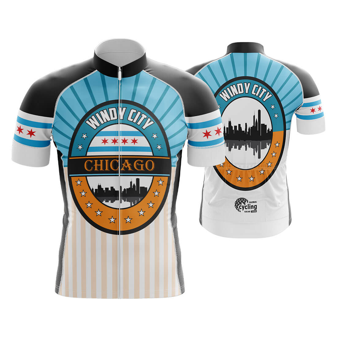 Chicago Cycling Jersey for Men