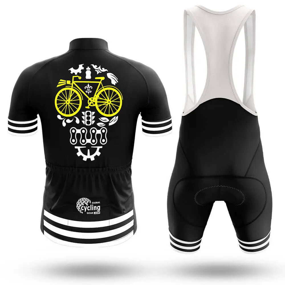Cycling Parts Skull - Men's Cycling Kit