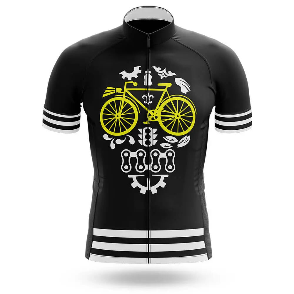 Cycling Parts Skull - Men's Cycling Kit