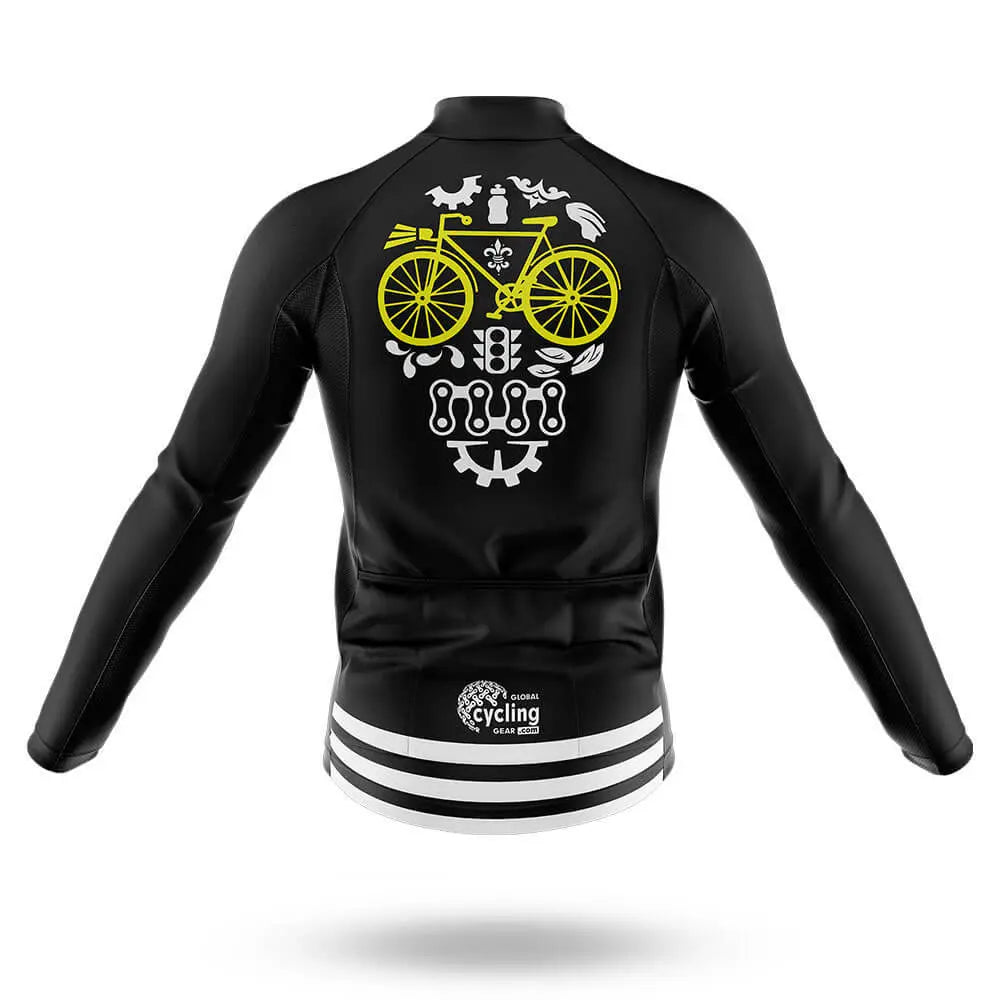 Cycling Parts Skull - Men's Cycling Kit