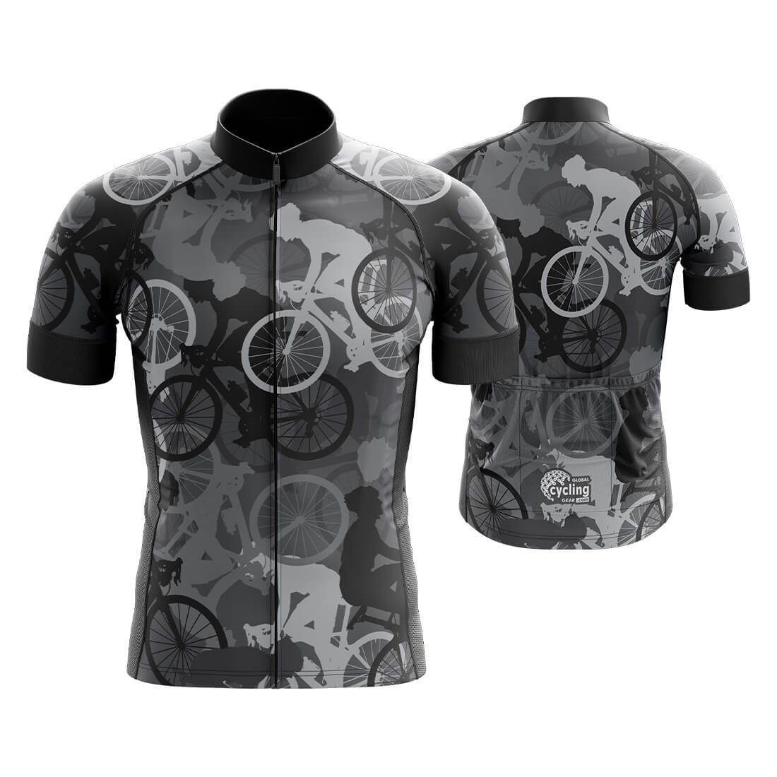 Camo Cycling Jersey for Men