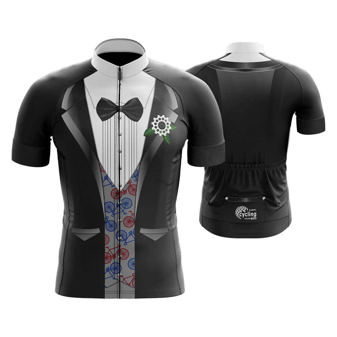 Tuxedo Cycling Jersey for Men