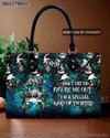 DON'T TRY TO FIGURE ME OUT MESSY BUN LEATHER HANDBAG - TLTW2503241