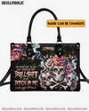 THE GOOD GIRL IN ME BONES SUGAR SKULL LEATHER HANDBAG - TLNZ2203241