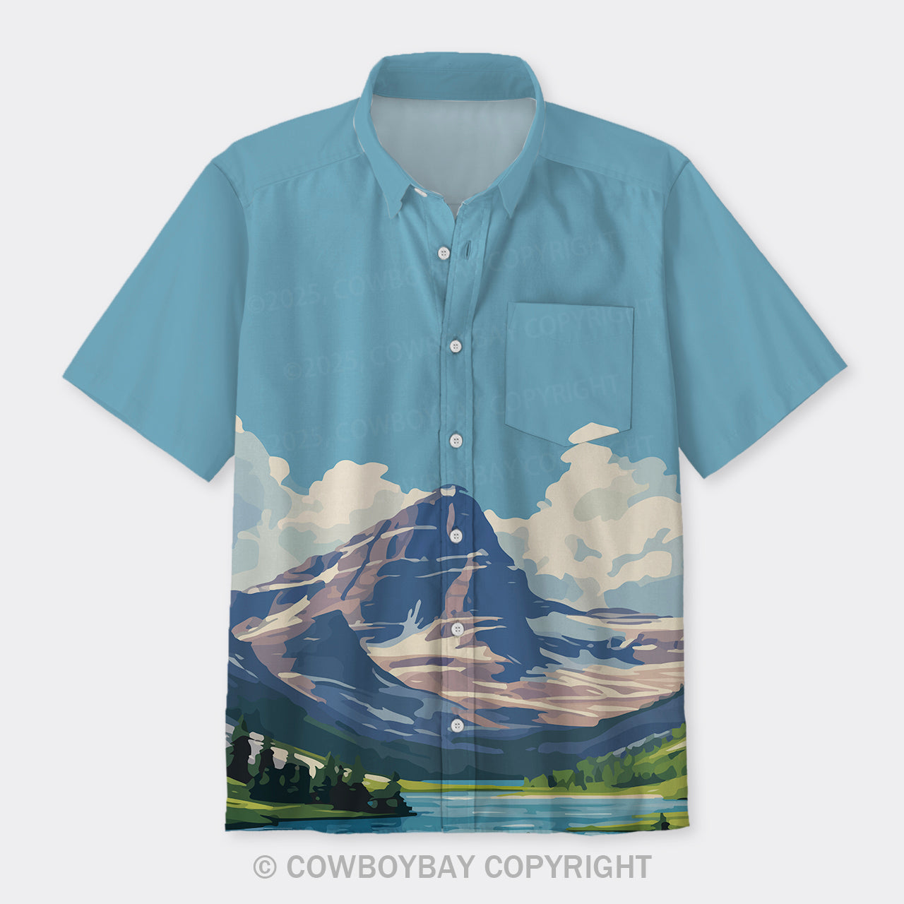 Glacier National Park Button Up Shirts