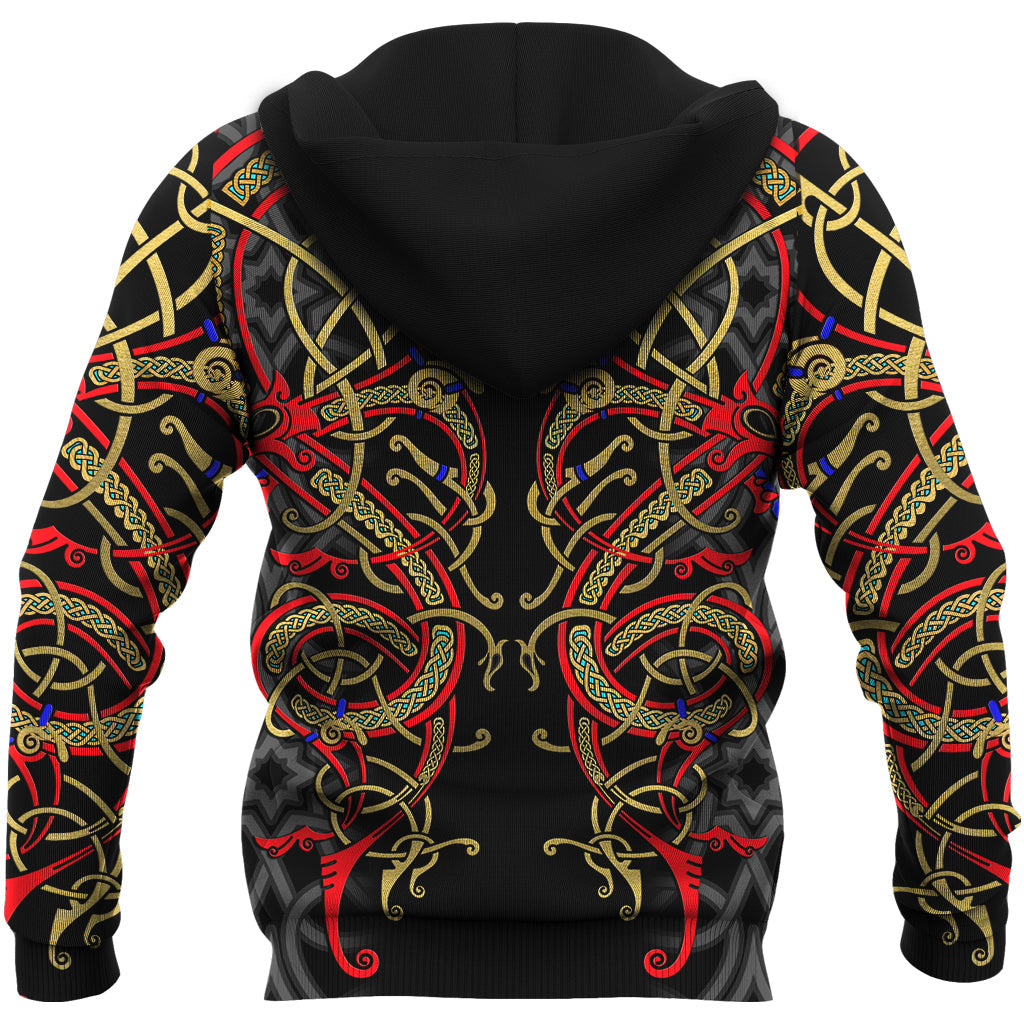 Valhalla Dragon Viking Celtic Pattern