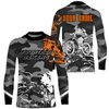 Mountain Bike Jersey Long Sleeve - Personalized Jersey MTB Shirt Cycling Shirt for Cyclist, Bike Rider JTS416