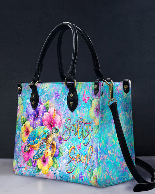 Salty Soul Turtle Leather Handbag