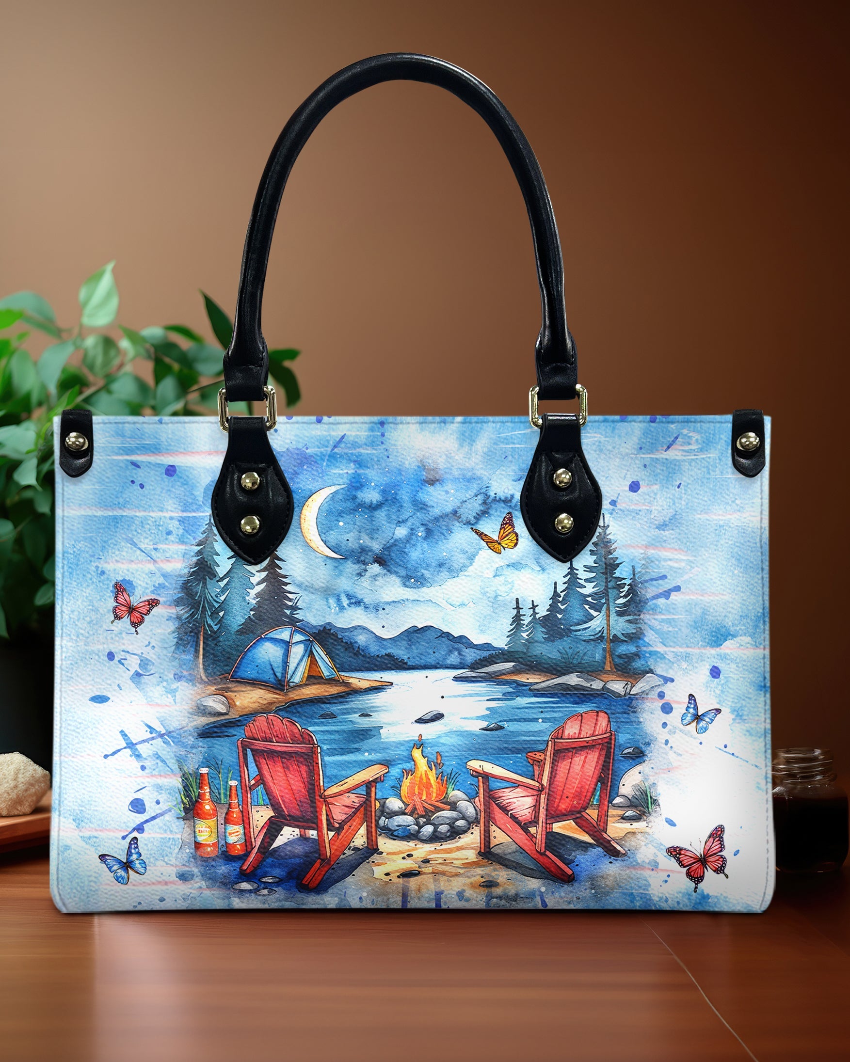 Bigcrowns CAMPFIRE LEATHER HANDBAG G1912245