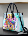 Salty Lil' Beach Turtle Leather Handbag