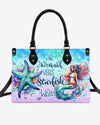 Mermaid Kisses Starfish Wishes Leather Handbag