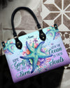 Some Girls Are Just Born Starfish Leather Handbag
