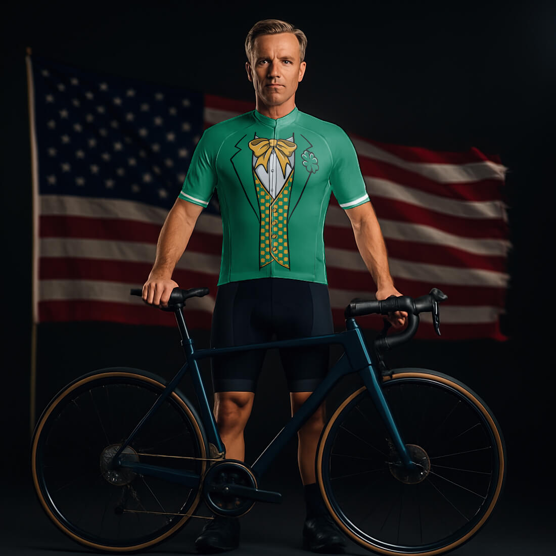 Tuxedo Cycling Jersey for Men