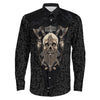 Odin Circle And Axe Long Sleeve Button Shirt