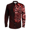 Odin Circle Red Long Sleeve Button Shirt