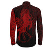 Sleipnir Red Long Sleeve Button Shirt