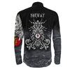 Norway Valkyries Viking Country Long Sleeve Button Shirt