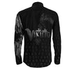 Raven Helm of Awe Long Sleeve Button Shirt