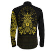 The Valkyries Viking Gold Long Sleeve Button Shirt