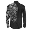 Odin Circle Long Sleeve Button Shirt