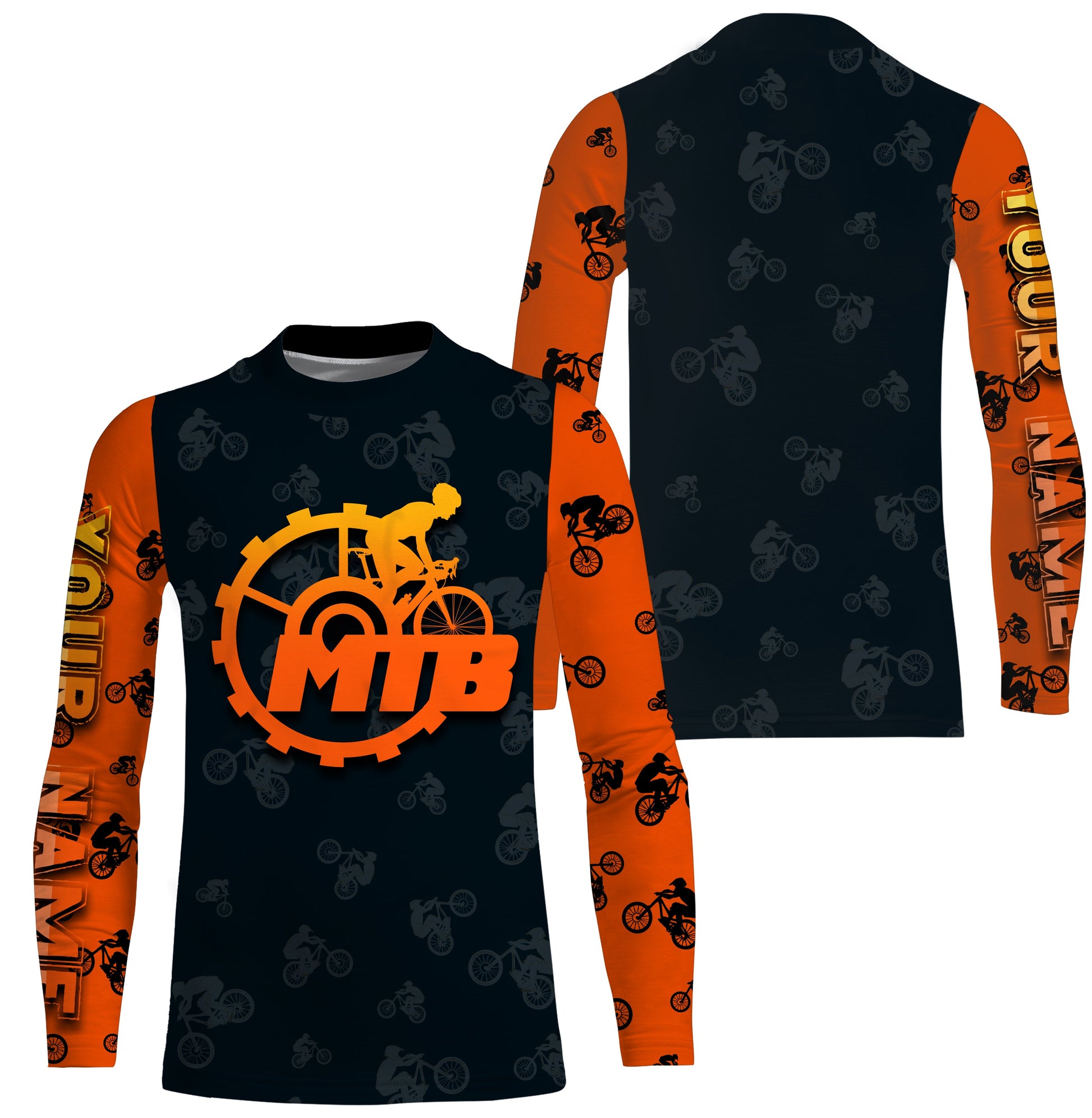 Unisex Cycling Jersey Long Sleeve Hoodie Shirt, Road Bike Clothes Mountain Biking Jersey Biking Clothing| JTS444