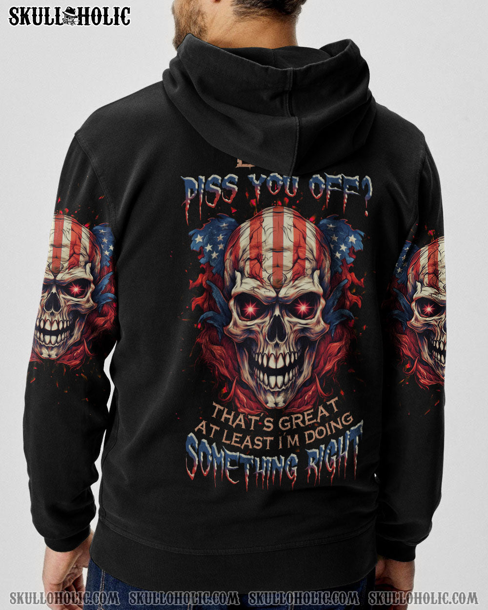 DID I PISS YOU OFF SKULL FLAG ALL OVER PRINT - TLNZ1505232
