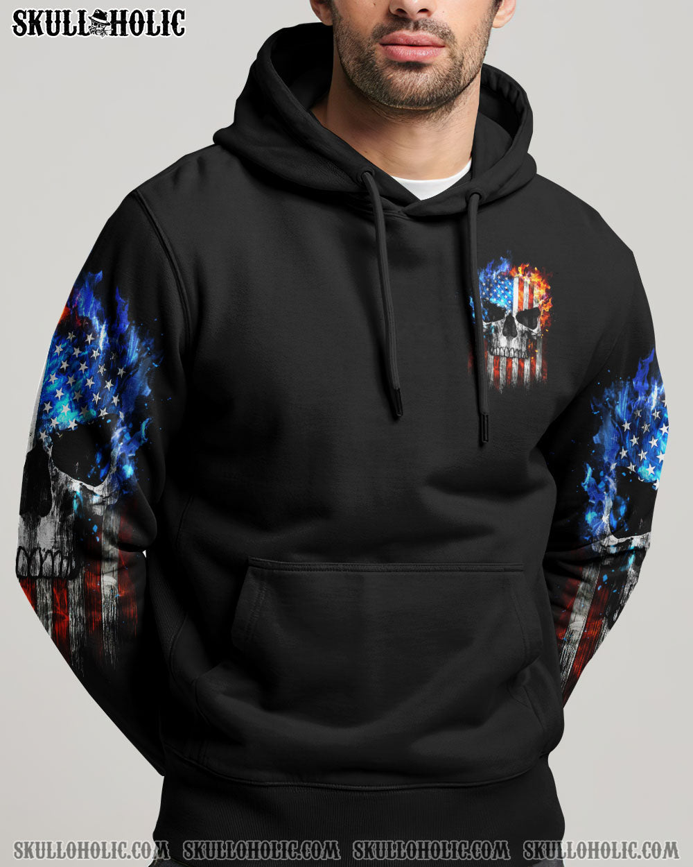 WHEN YOU COME FOR MY G SKULL FLAG ALL OVER PRINT - TLTW1505233