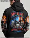 WHEN YOU COME FOR MY G SKULL FLAG ALL OVER PRINT - TLTW1505233