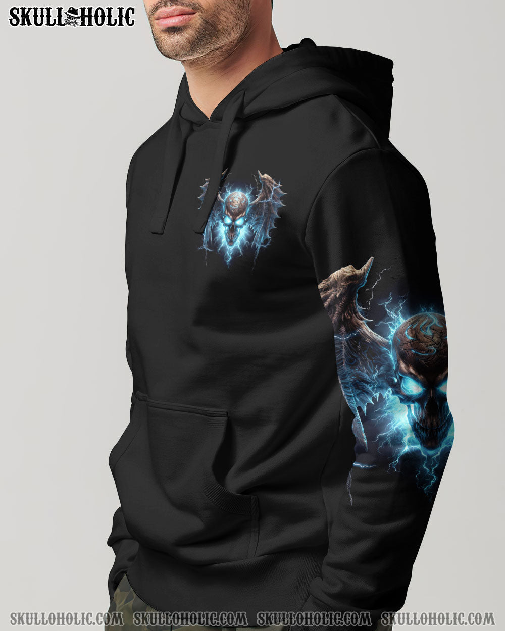 I HOLD A BEAST AN ANGEL SKULL WINGS ALL OVER PRINT - TLNT1605233