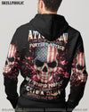 ATTENTION I AM OUT OF ORDER SKULL FLAG ALL OVER PRINT - TLNT1005233