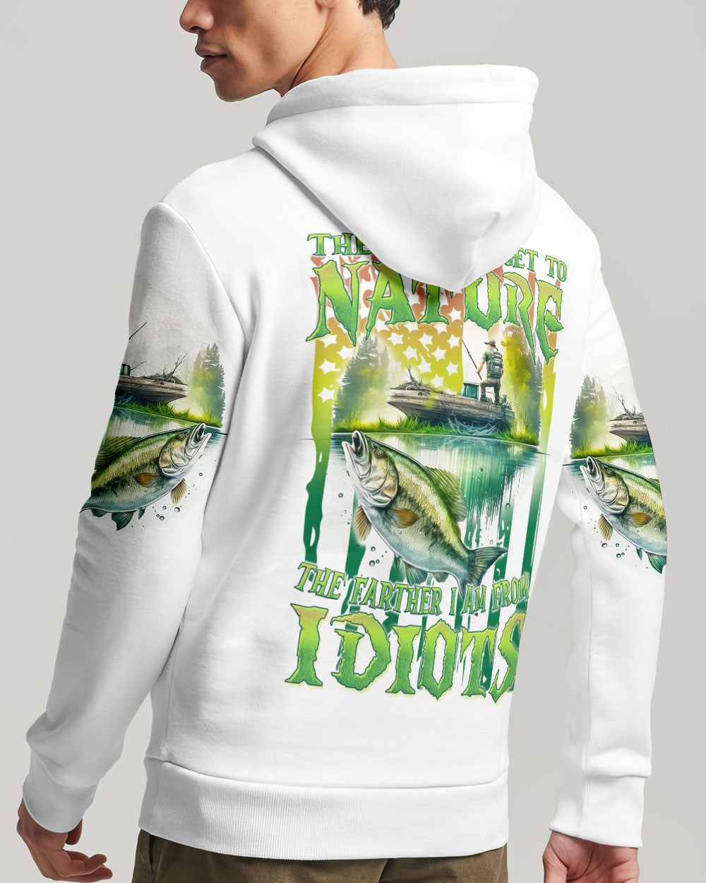 THE CLOSER I GET TO NATURE FISHING ALL OVER PRINT - YHLH2509234