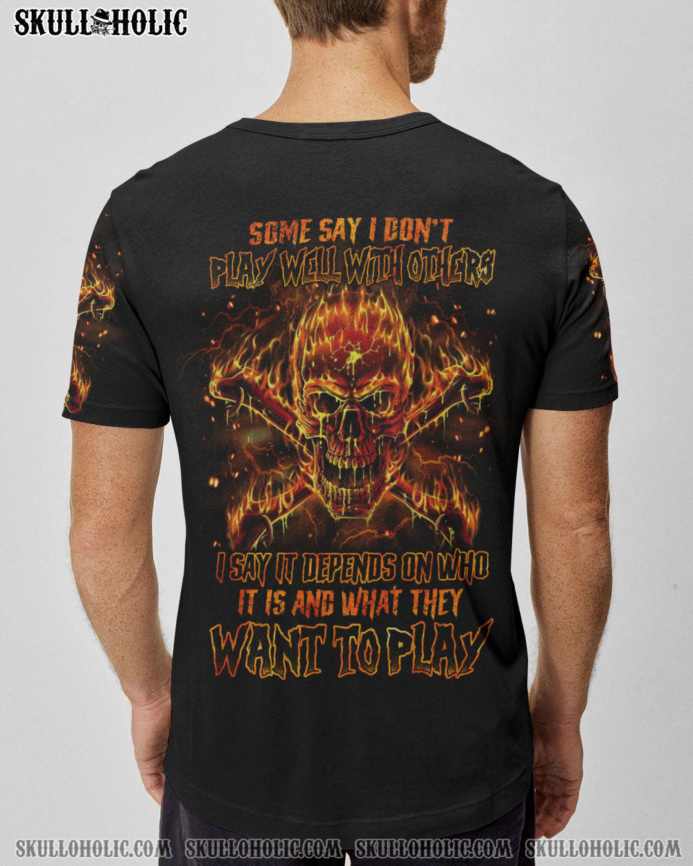 SOME SAY I DON'T PLAY WELL WITH OTHERS ALL OVER PRINT - YHLN1605232