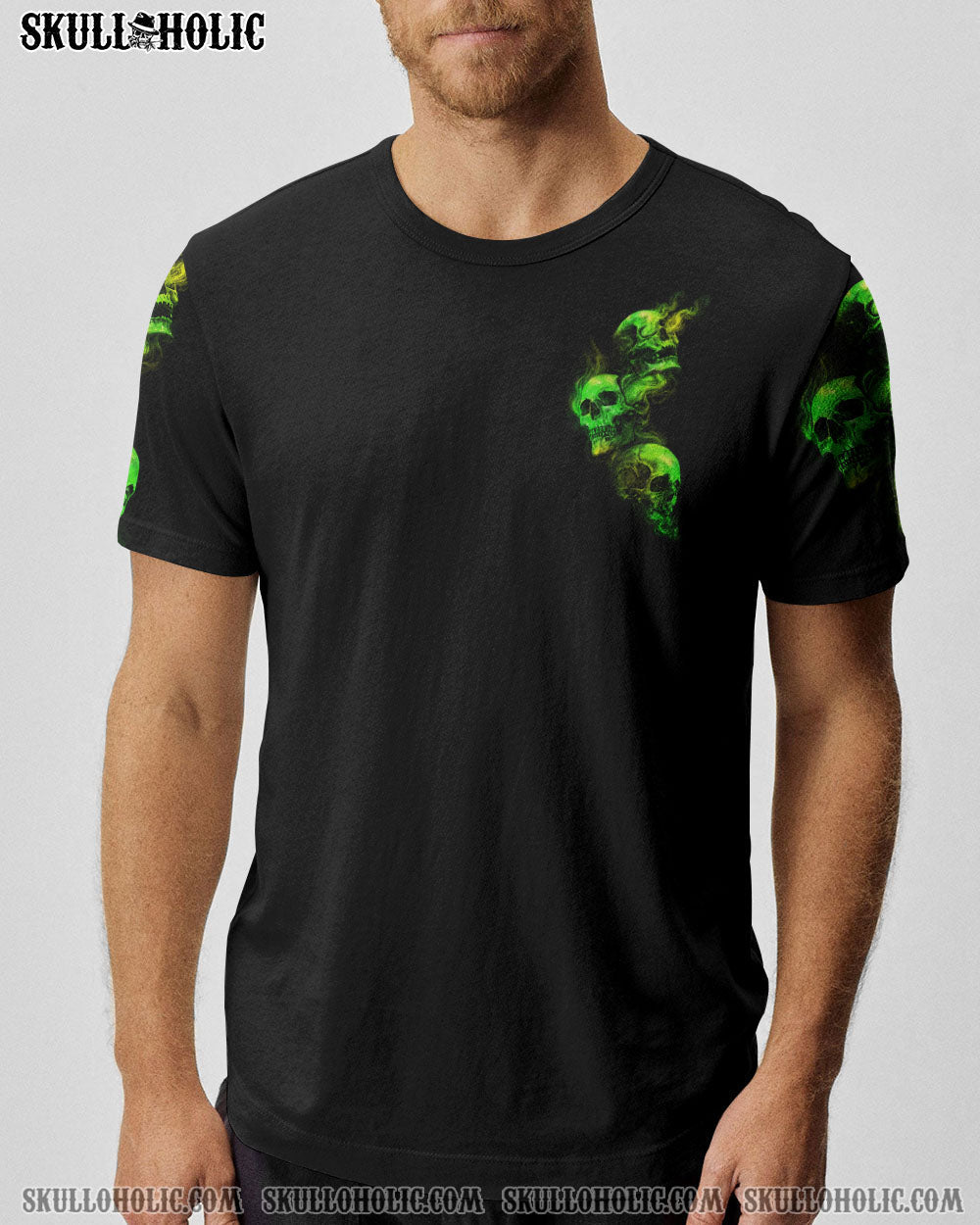 STUCK BETWEEN IDK IDC AND IDGAF SKULL ALL OVER PRINT - YHHN2303231