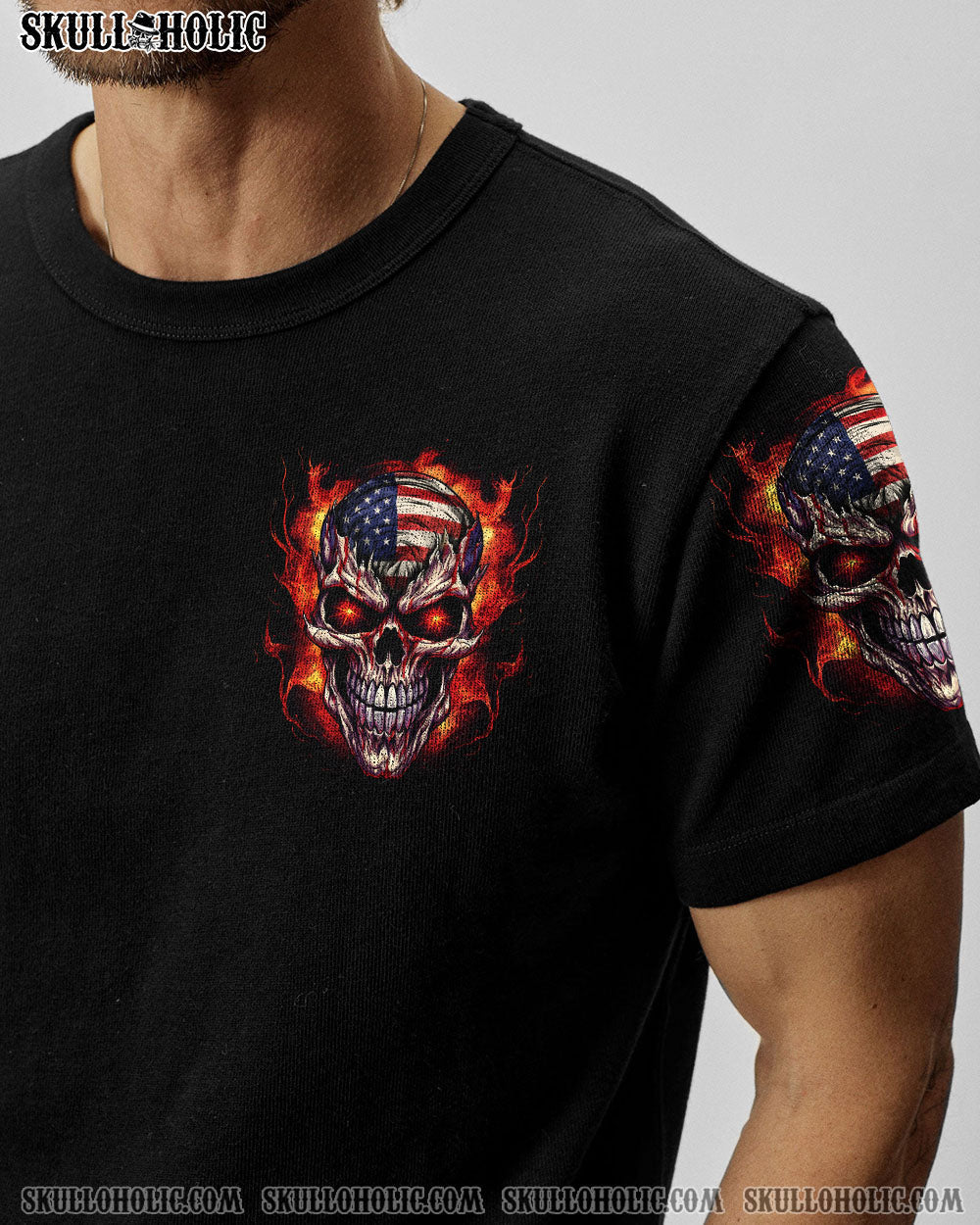THIS IS AMERICA SKULL ALL OVER PRINT - TLTW1305233