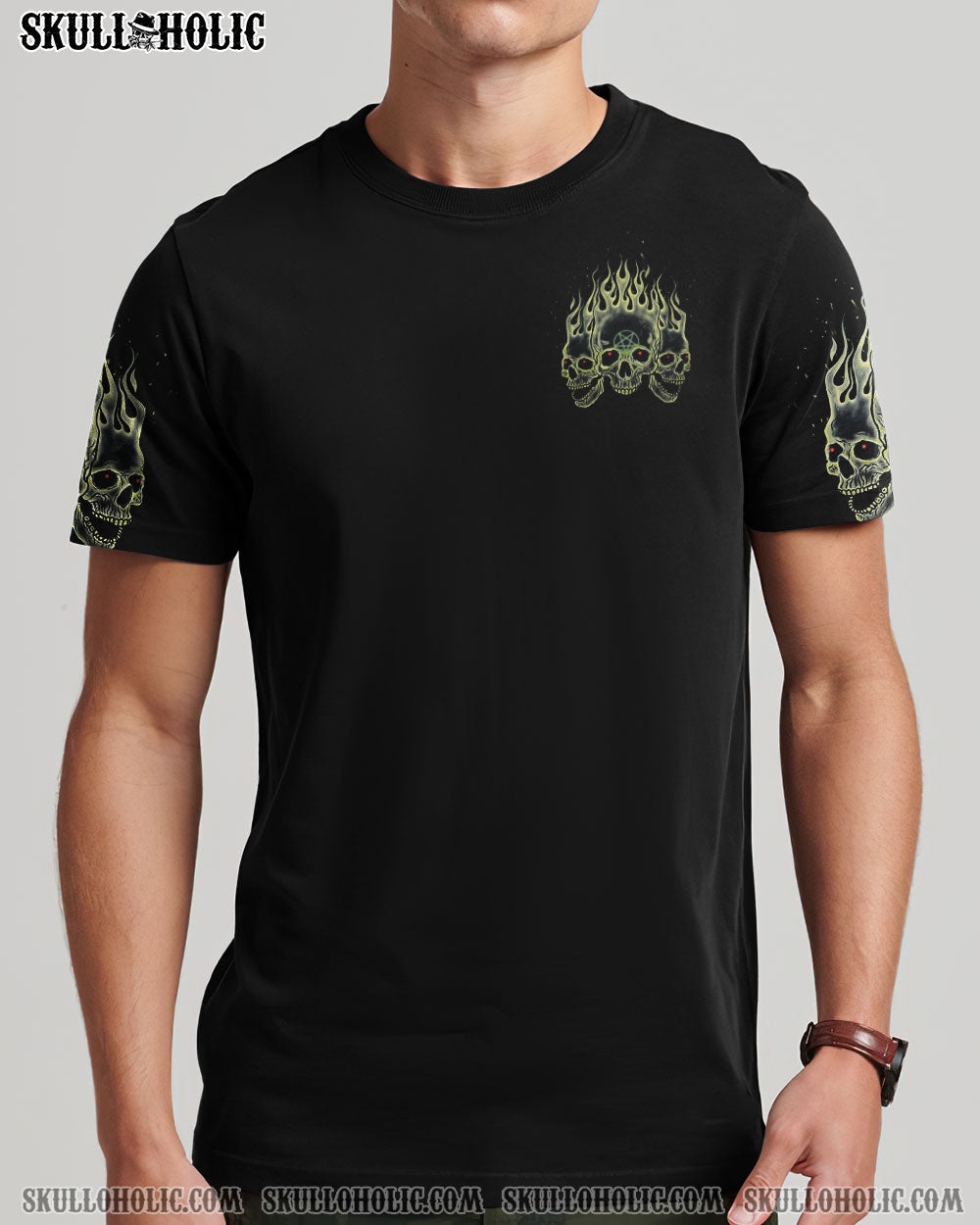 STUCK BETWEEN IDK IDC AND IDGAF SKULL ALL OVER PRINT - TLTW1803235