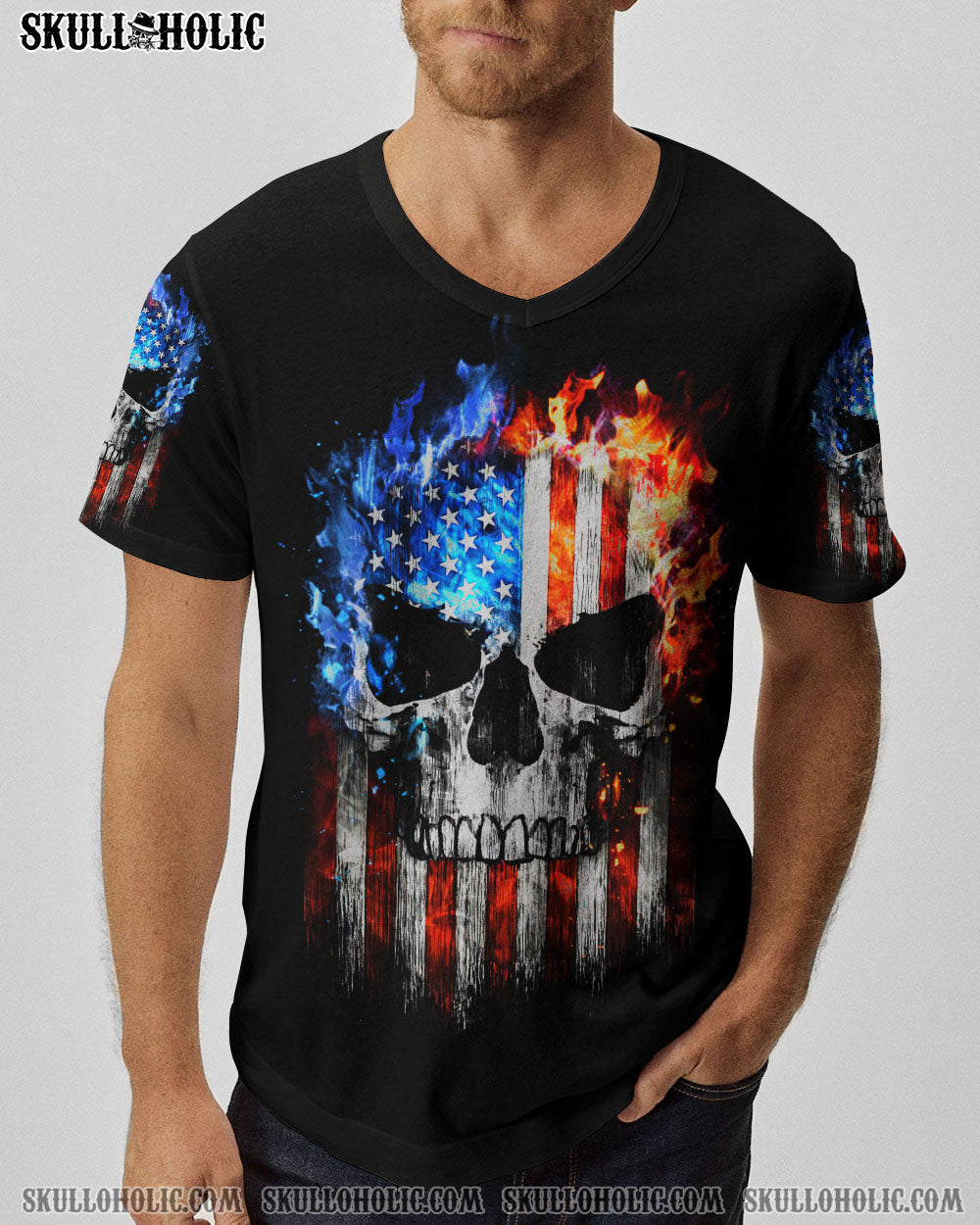 WHICH LUCKY ONE ARE YOU SKULL FLAG ALL OVER PRINT - TLTW1004233