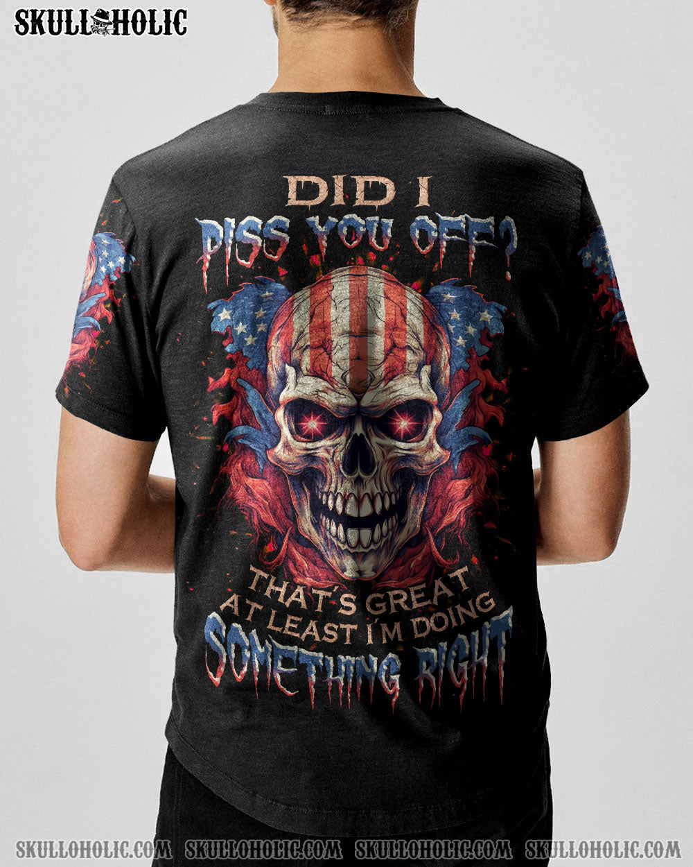 DID I PISS YOU OFF SKULL FLAG ALL OVER PRINT - TLNZ1505232