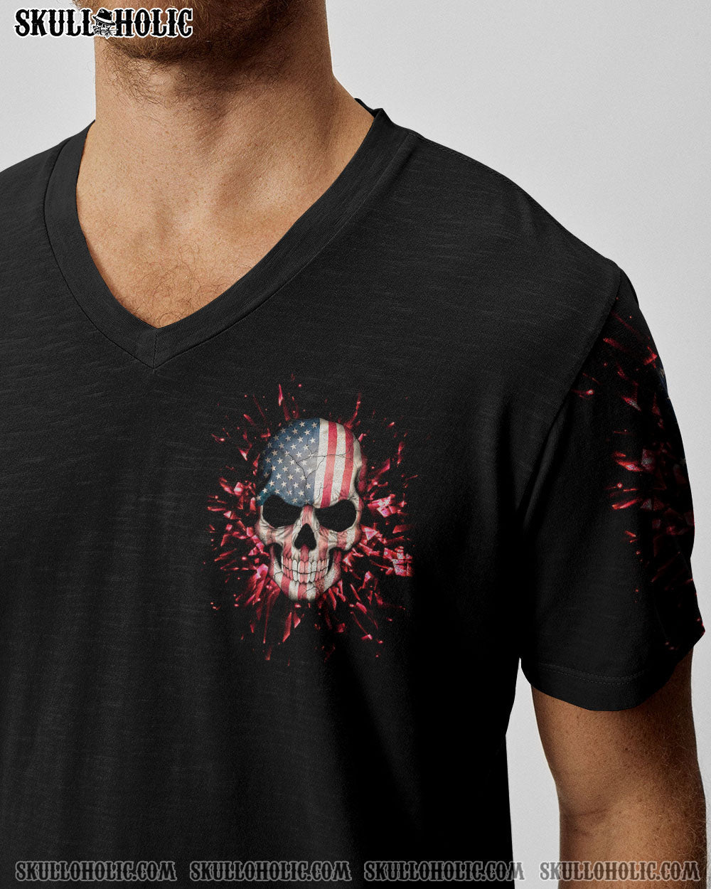 ATTENTION I AM OUT OF ORDER SKULL FLAG ALL OVER PRINT - TLNT1005233