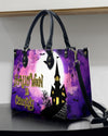 Halloween Is Coming Leather Handbag