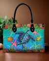 Turtle Beach Leather Handbag