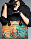 Smell The Sea Feel The Breeze Seahorse Leather Handbag