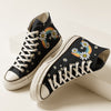 ZERO F GIVEN DAISY RAINBOW HIGH TOP CANVAS SHOES - TY0410221