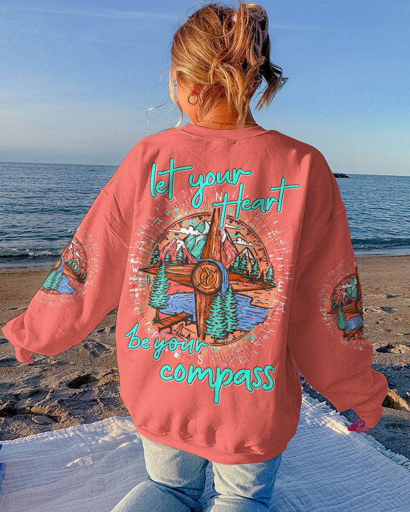 HEART BE YOUR COMPASS ALL OVER PRINT - TY0602241