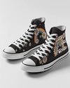 ZERO F GIVEN DAISY RAINBOW HIGH TOP CANVAS SHOES - TY0410221