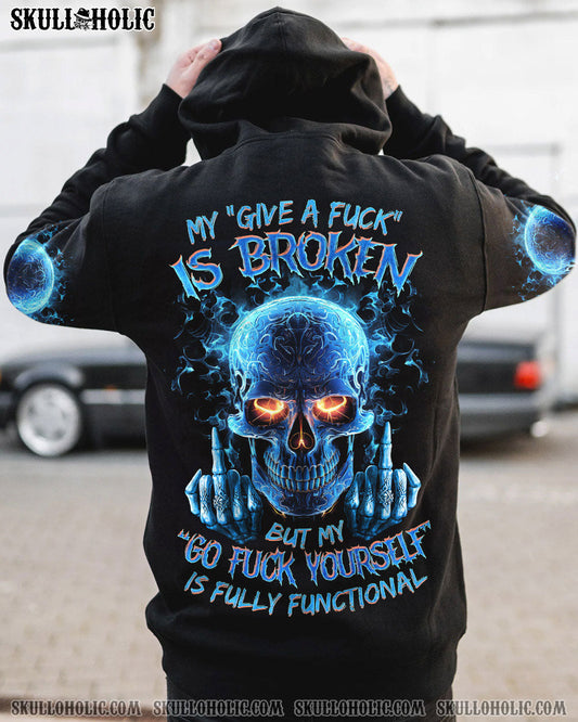 MY GIVE A F IS BROKEN MAD SKULL ALL OVER PRINT - TLNZ2909233