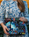 My Heart Belongs To The Sea Mermaid Leather Handbag